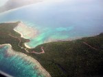 Scrub Island from the plane