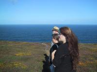 Mike, Kel, Carissa on St. Agnes Head